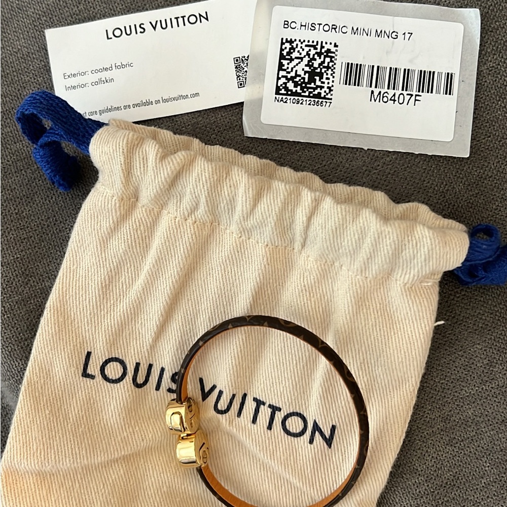 Louis Vuitton historic mini monogram bracelet